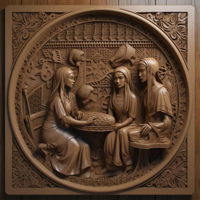 نموذج ثلاثي الأبعاد لآلة CNC 3D Art 